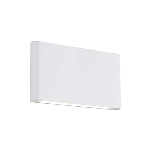 White Dimmable Direct Wired LED Wall Sconce