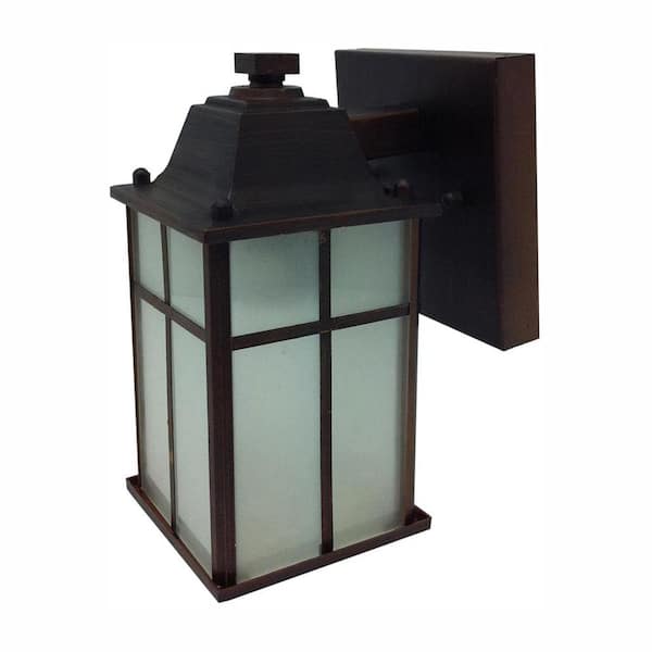 Unbranded 1-Light Black Outdoor Wall Lantern Sconce