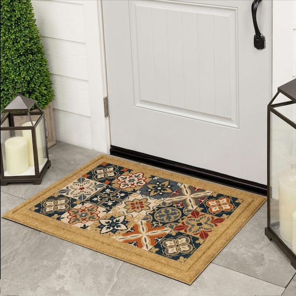 Mohawk Home Morocco Midnight Multi 2 ft. x 3 ft Door Mat 956059