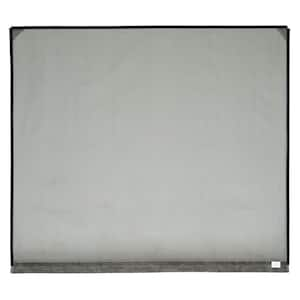 10 ft. x 7 ft. Stationary Garage Door Screen with Mesh Rod Pocket