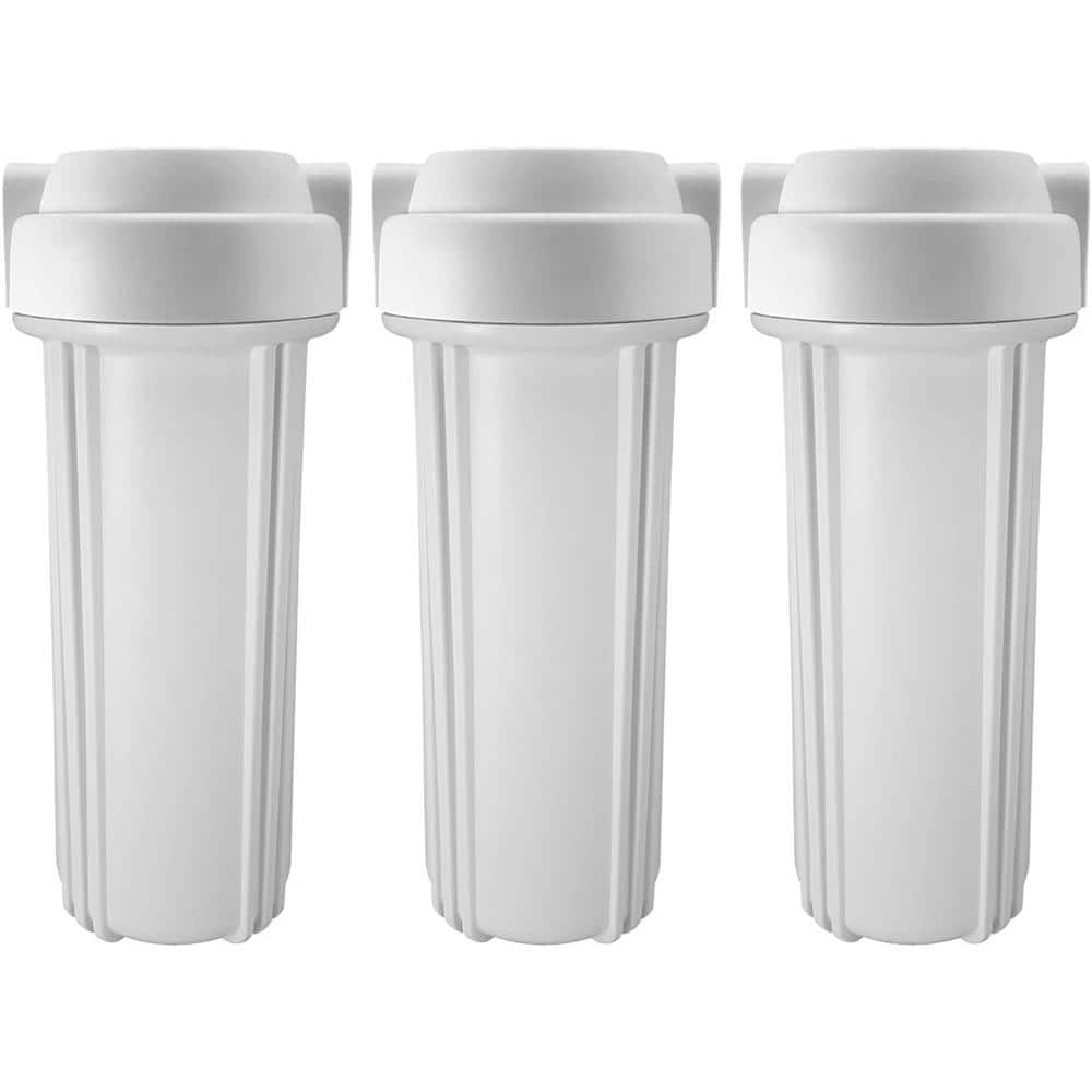 Double 10 Filter Housing Set Two Stage Water Filtration System 3/4 BSP  European Size Connection