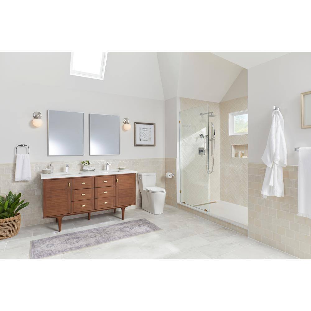 Avian Chrome Single-Handle Monoblock Bathroom Faucet