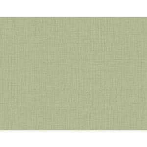 Oriel Light Green Fine Linen Vinyl Strippable Wallpaper (Covers 60.8 sq. ft.)