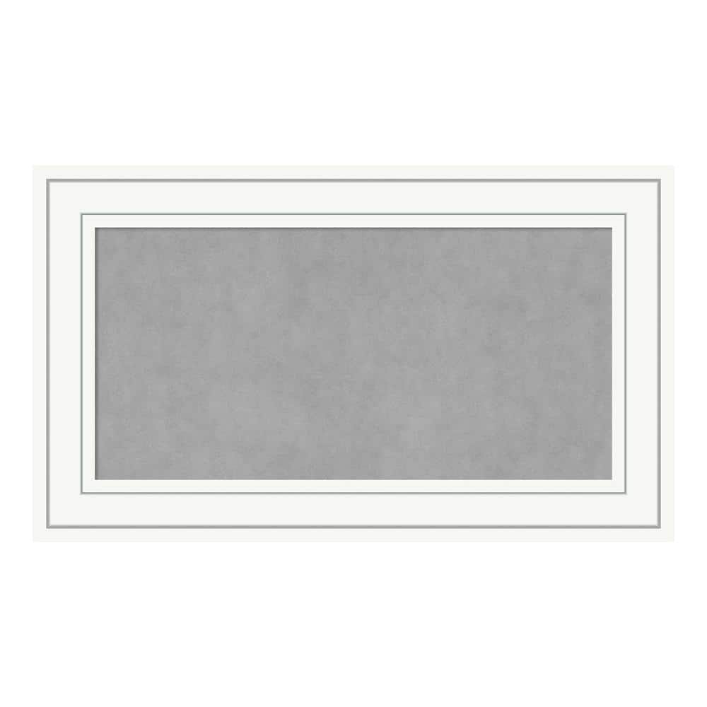 Craftsman White Wood Framed Magnetic Board 32" x 20"