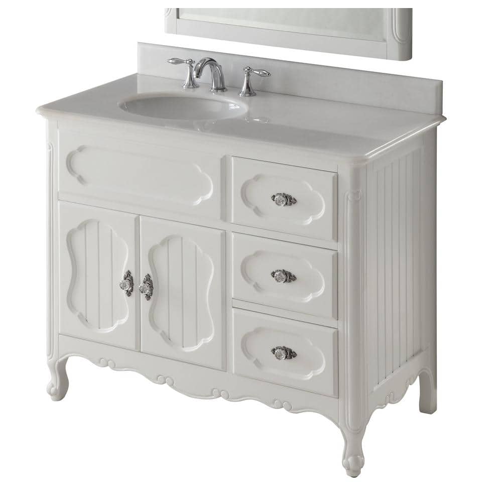 Benton Collection Knoxville 42 in. W x 21 in. D x 35 in. H Bathroom