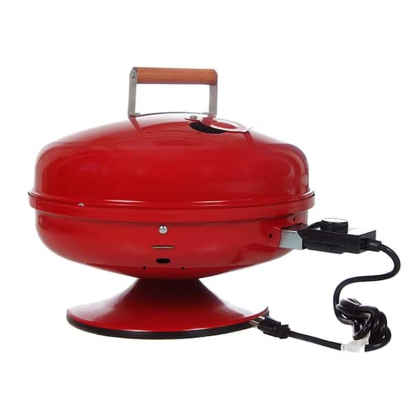 Americana Lock N' Go Portable Electric Grill in Red