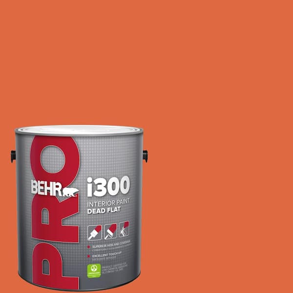 BEHR PRO 1 gal. #P200-7 Bonfire Night Dead Flat Interior Paint