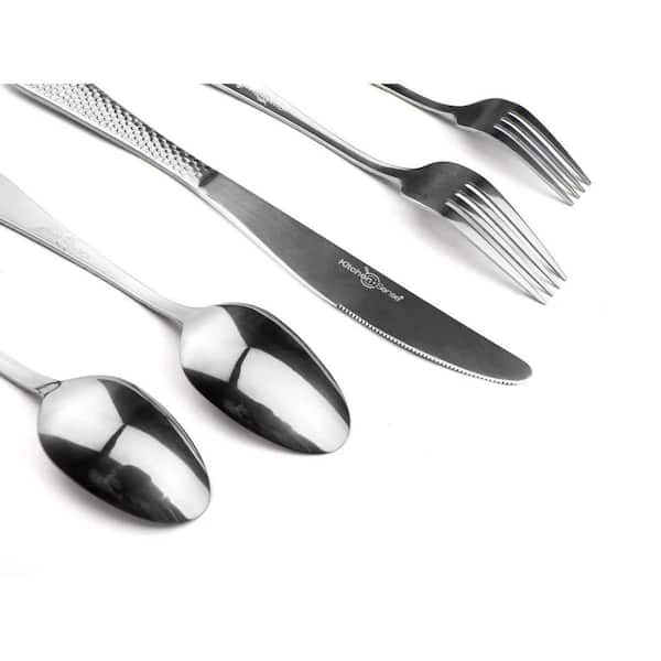 40-Piece Stainless Steel Silverware Set
