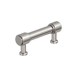 HICKORY HARDWARE Conquest 3 in. Center-to-Center Satin-Nickel Pull