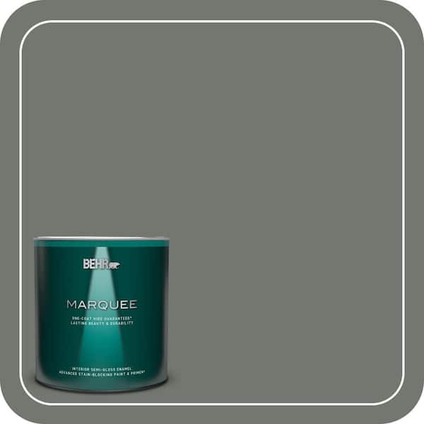 BEHR MARQUEE 1 qt. #T17-13 In the Woods Semi-Gloss Enamel Interior Paint & Primer