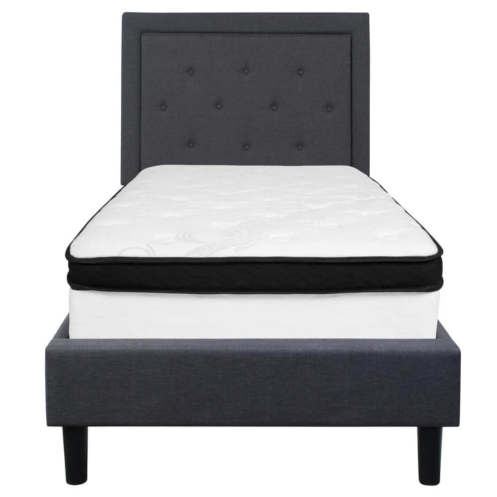 Carnegy Avenue Dark Gray Twin Bed Set CGASL271044DAHD The Home Depot