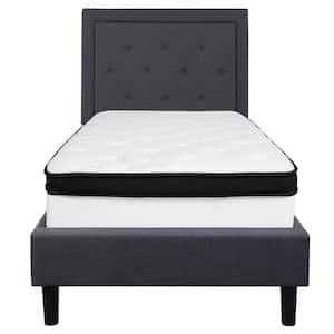 Dark Gray Twin Bed Set