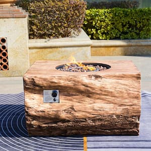 Alex Wood Outdoor Fire Pit Table with Extension