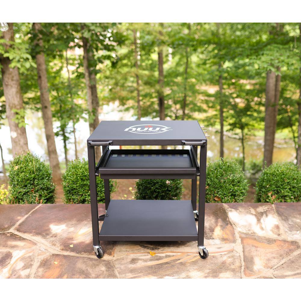 NUUK 30 in. Solid Steel Outdoor Pizza Oven Table Stand PT200 - The Home  Depot