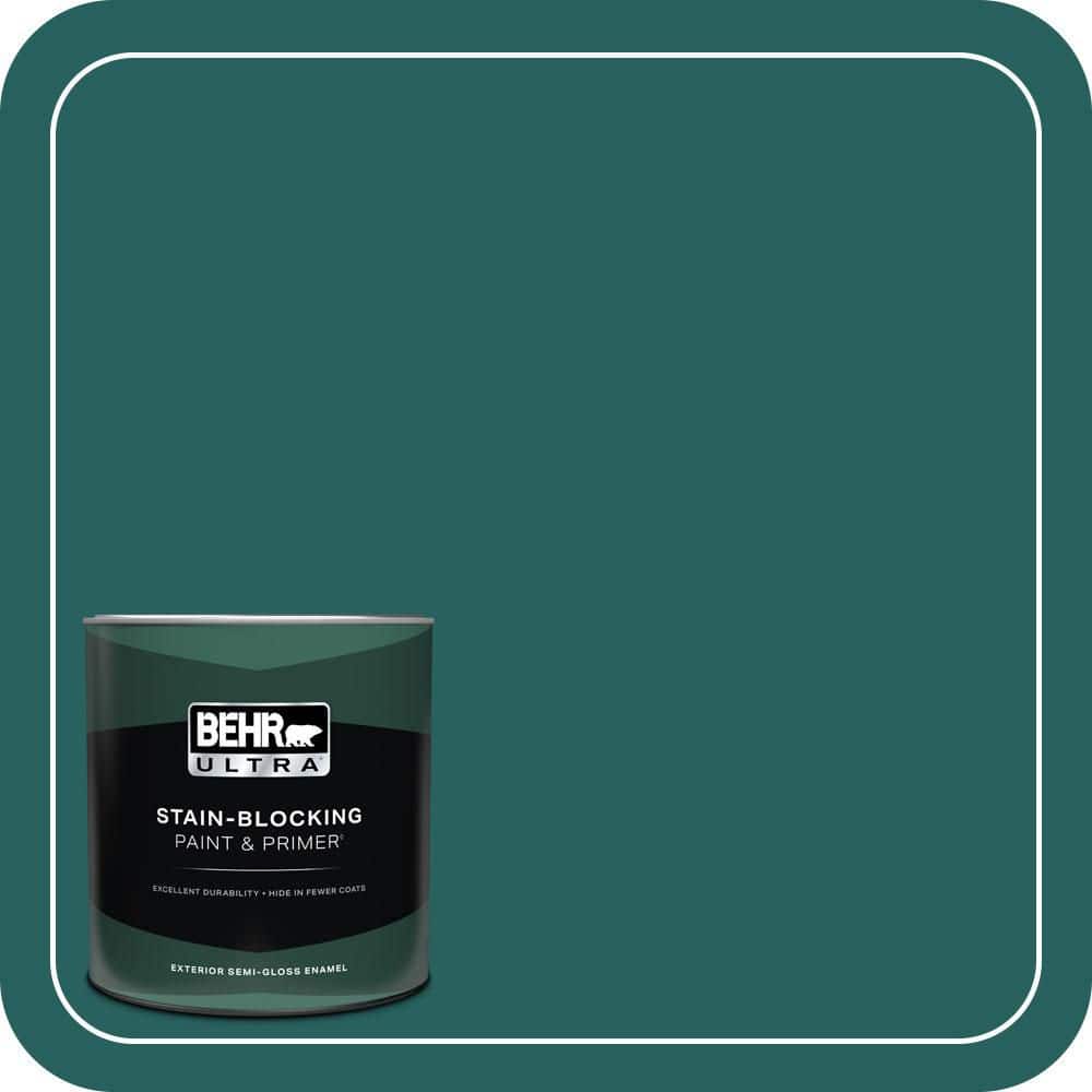 1 qt. #MQ6-05 Verdant Forest Semi-Gloss Enamel Exterior Paint & Primer price history on PriceWatchPro
