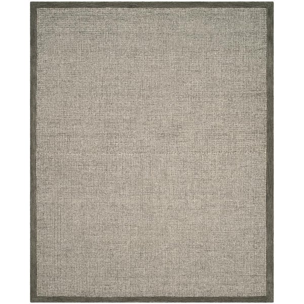SAFAVIEH Abstract Sage/Ivory 8 ft. x 10 ft. Border Area Rug