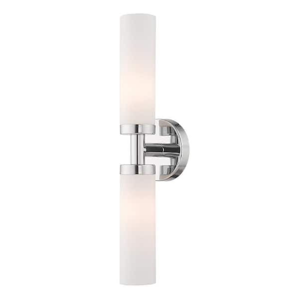 AVIANCE LIGHTING Aspen 2 Light Polished Chrome ADA Bath Vanity