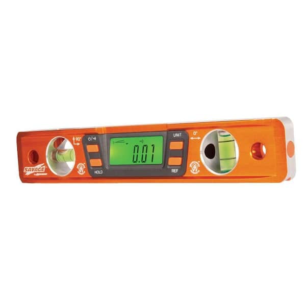Swanson 9 in. Aluminum Digital Magnetic Torpedo Level with 2