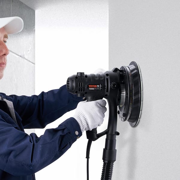 Drywall Sander 800-Watt Brush Motor 1200 RPM to 2300 RPM Variable Speed and Auto Vacuum