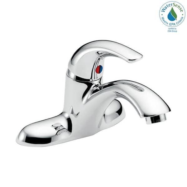 Delta Commercial 4 In Centerset Single Handle Bathroom Faucet Chrome 22c121 - How To Tighten A Delta Bathroom Faucet