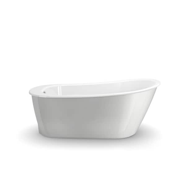 MAAX Sax AcryLX 60 in. x 32 in. Freestanding Soaking Bathtub with