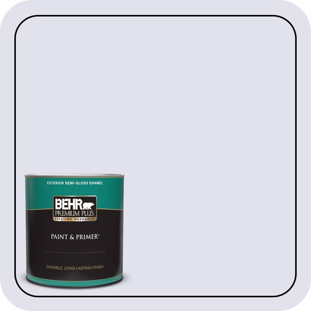 1 qt. #M550-1 White Lavender Semi-Gloss Enamel Exterior Paint & Primer price history on PriceWatchPro