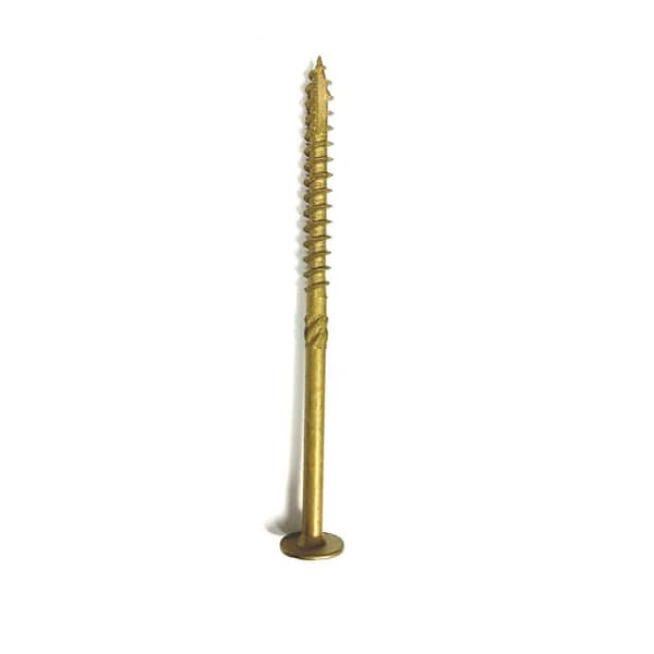 Bronze, Big Timber 1CTX15212 T-30#15 x 2-1/2 Construction Lag Screw Knurled Shank Type-17 100per Pack 