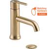 Delta 559LF-CZMPU Trinsic Single Hole Bathroom Faucet - Champagne Bron