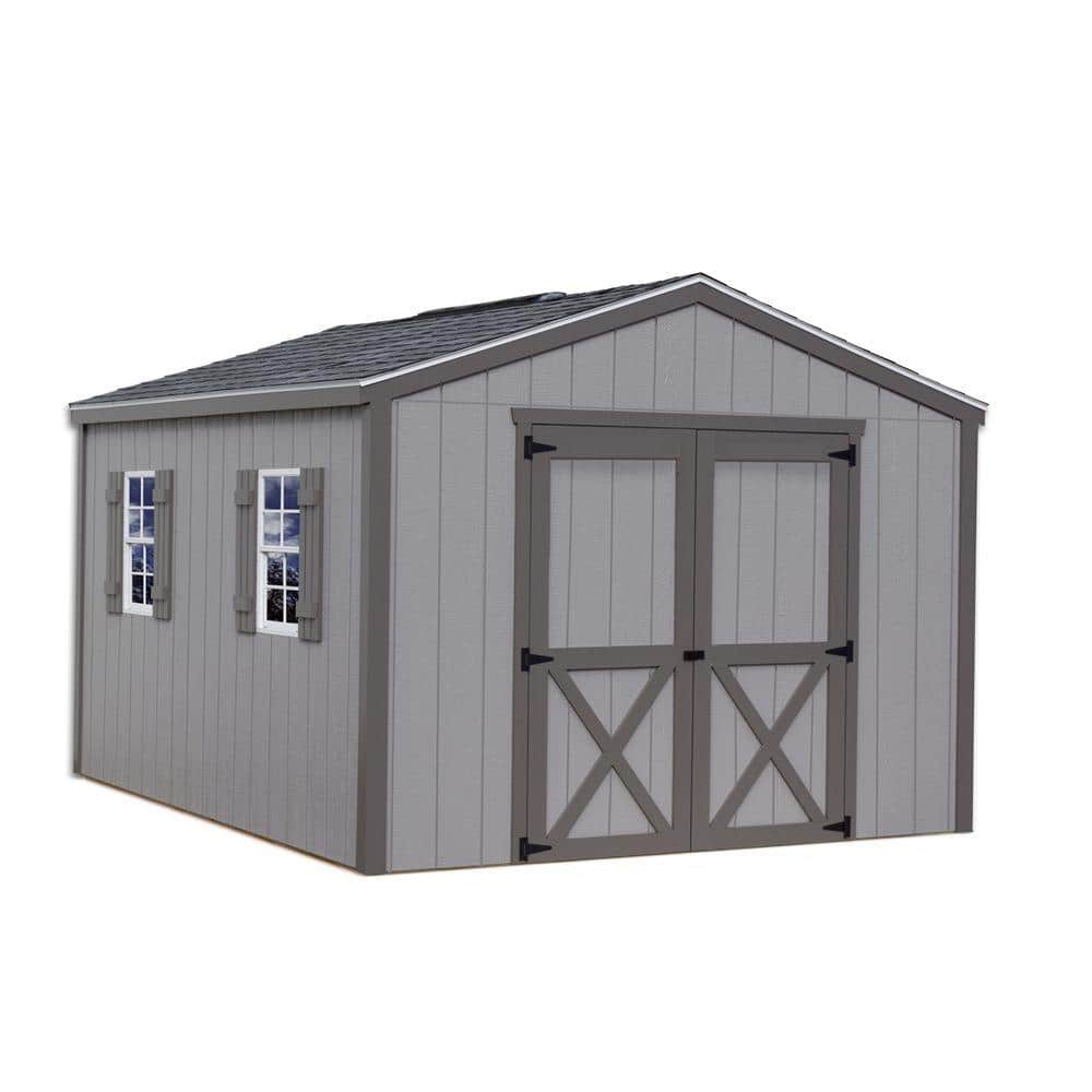 Best Barns Elm 10 Ft X 16 Ft Wood Storage Shed Kit Elm 1016 The Home Depot