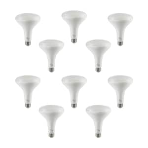100-Watt Equivalent BR40 Energy Star and Dimmable LED Light Bulb in Warm White 2700K (10-Pack)