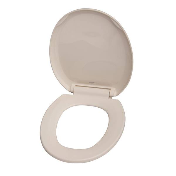 Barclay Products Round Closed Front Toilet Seat in Bisque