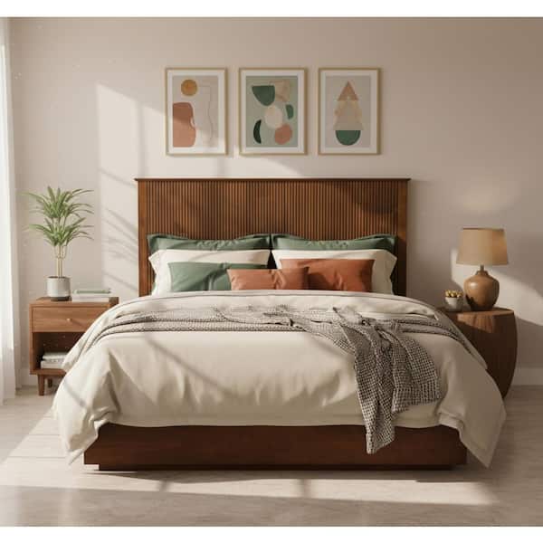 CHRISTOPHER KNIGHT HOME Zelina Stylish Brown Solid Wood Frame