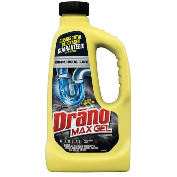 Drano Dual-Force Foamer, Drain Clog Remover, Commercial Line, 17 oz