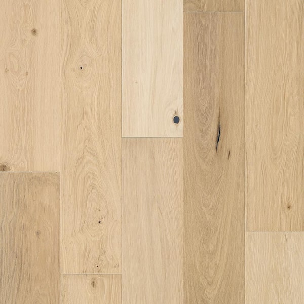 Benecia French Oak 3/8 in.T x 6.5 in.W Click Lock Wire Brushed Engineered Hardwood Flooring (23.6 sq. ft./case)