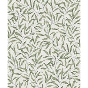 Sprig Green Willow Trail Vinyl Peel and Stick Wallpaper Roll (Covers 31.35 sq. ft.)
