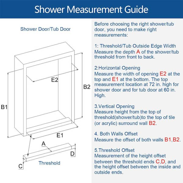 MCOCOD 60 in. W x 76 in. H Double Sliding Frameless Shower Door in Brushed Gold with Smooth Sliding and 3/8 in. (10 mm) Glass