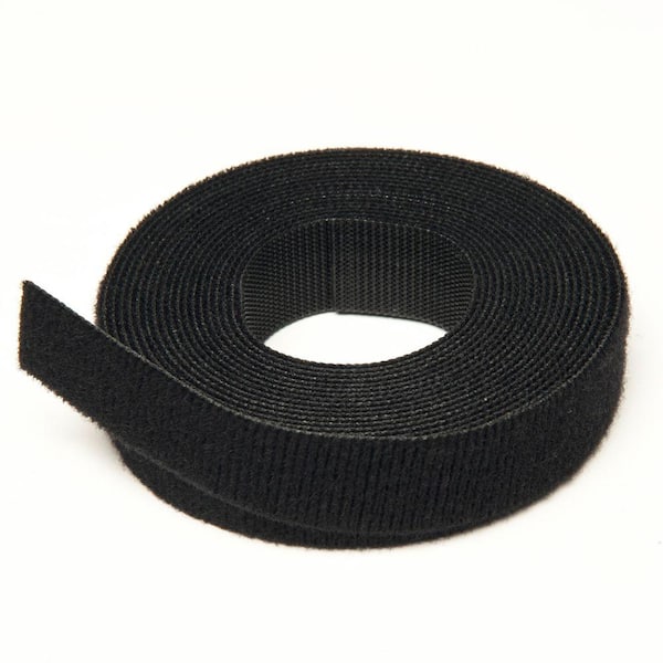 Velcro strip for TSL25 twin fairlead / black 25x122MM