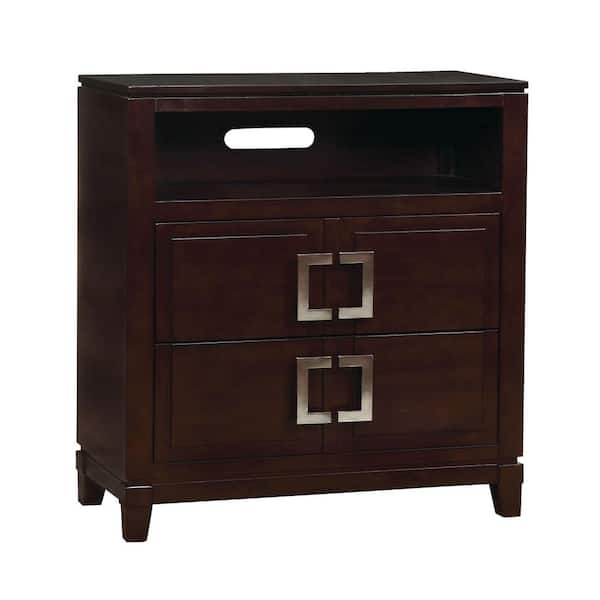 Balfour Brown Cherry Media Chest