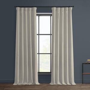 Birch Solid Rod Pocket Room Darkening Curtain - 50 in. W x 84 in. L (1 Panel)