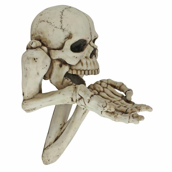 Design Toscano Begger for Souls Skeleton Novelty Wall Sculpture