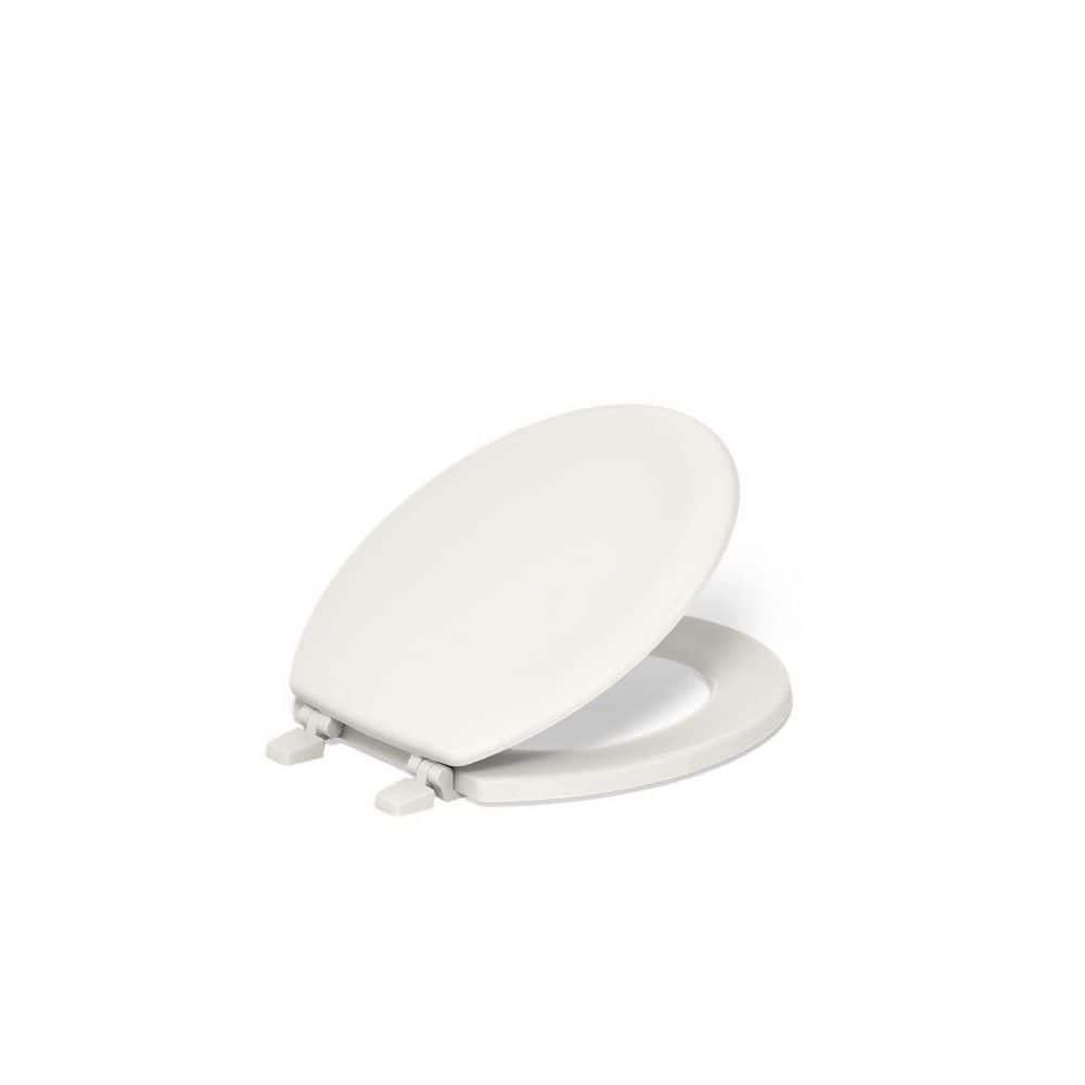 Kohler K-4695-96 Ridgewood Round-Front Toilet Seat  Biscuit