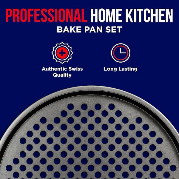 BakkenMaster Pizza Pan with Holes BAKPIZ19W - The Home Depot