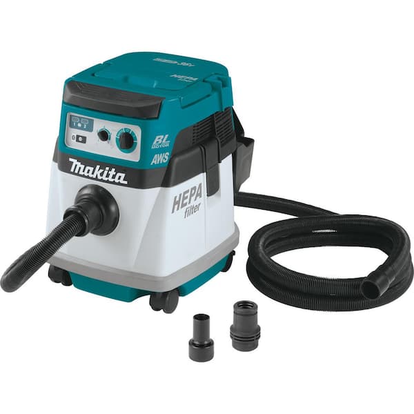 Makita 18V X2 LXT (36V) Brushless Cordless 4 Gallon HEPA Filter Dry Dust  Extractor/Vacuum, with AWS Tool Only XCV25ZUX - The Home Depot
