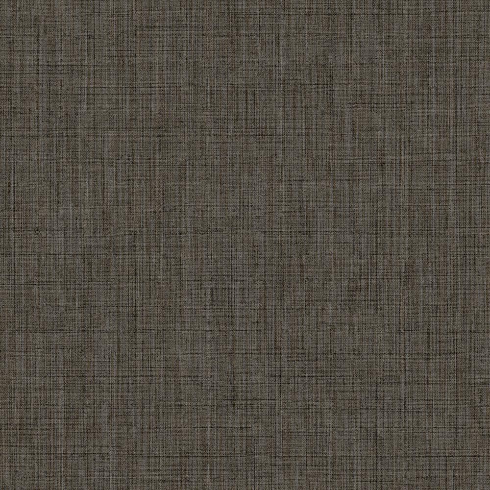 Italian Design Brown Woven Texture Vinyl on Non-Woven Non-Pasted Wallpaper 
