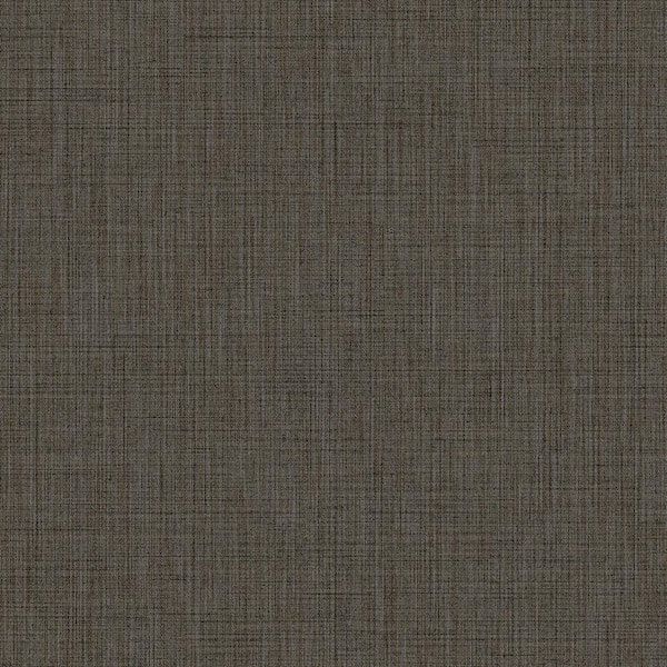 Unbranded Italian Design Brown Woven Texture Vinyl on Non-Woven Non-Pasted Wallpaper Roll (Covers 57.75 sq.ft.)