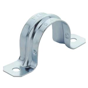 Commercial Electric 2 in. Electrical Metallic Tubing (EMT) 2-Hole Strap ...