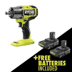 ONE+ HP 18V Brushless Cordless 4-Mode 1/2 in. Impact Wrench with FREE 2.0 Ah Battery (2-Pack)