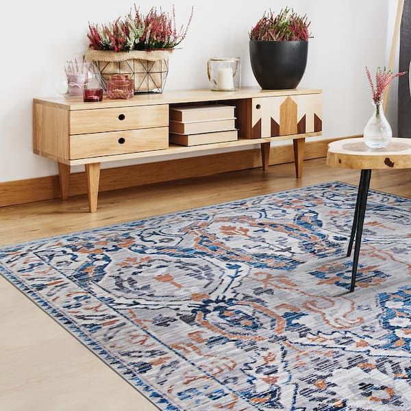 Bliss Zagros Greige 9 ft. x 13 ft. Area Rug