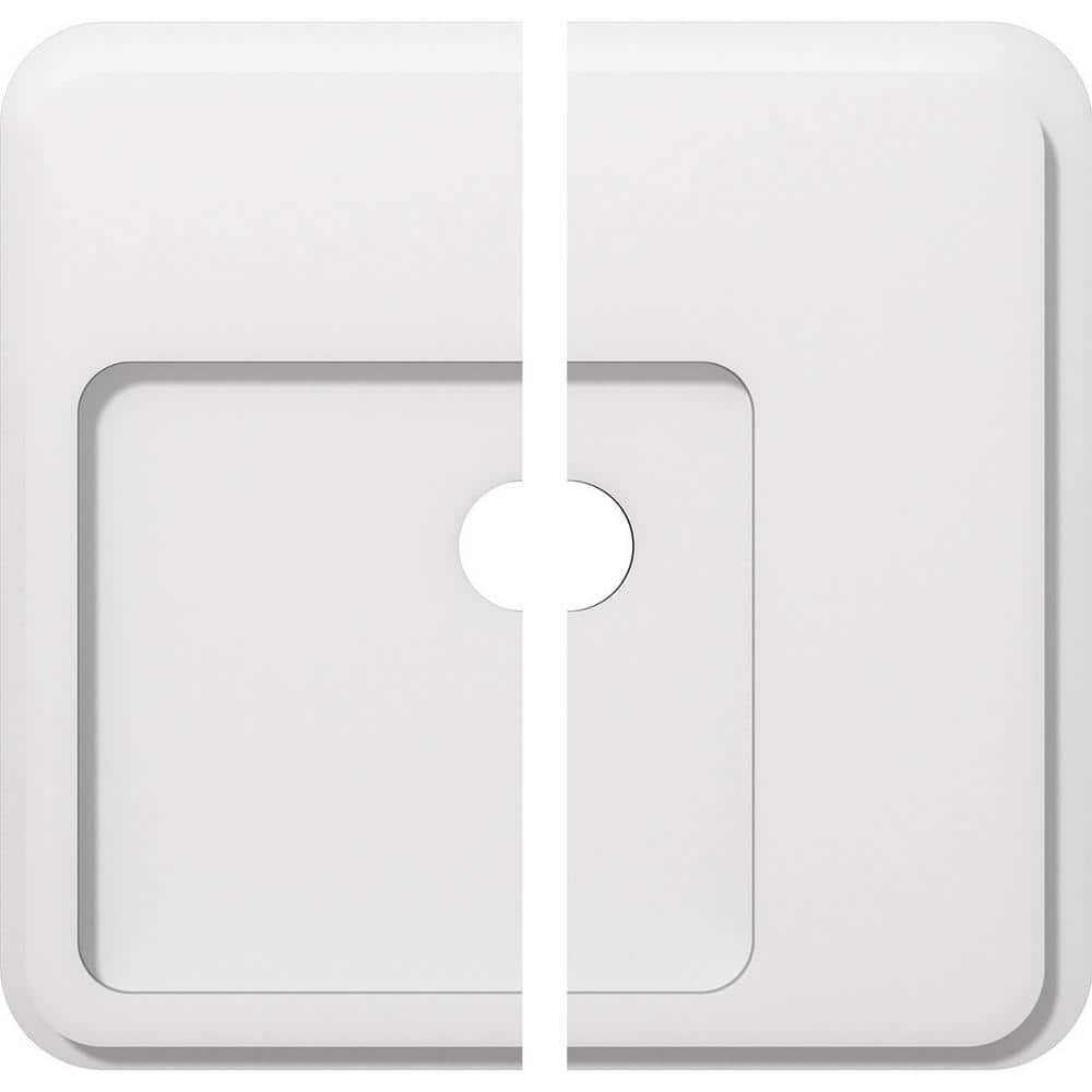 1 in. P X 5-1/2 in. C X 16 in. OD X 2 in. ID Lucan Architectural Grade PVC Contemporary Ceiling Medallion, Two Piece price history on PriceWatchPro