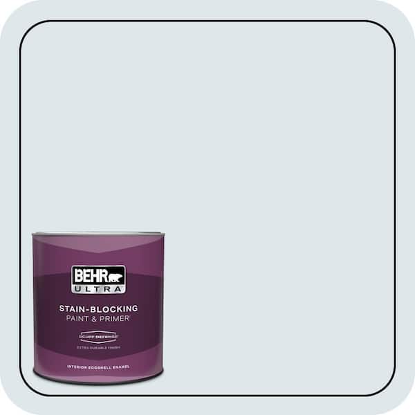 BEHR ULTRA 1 qt. #570E-1 Glass Bead Extra Durable Eggshell Enamel Interior Paint & Primer